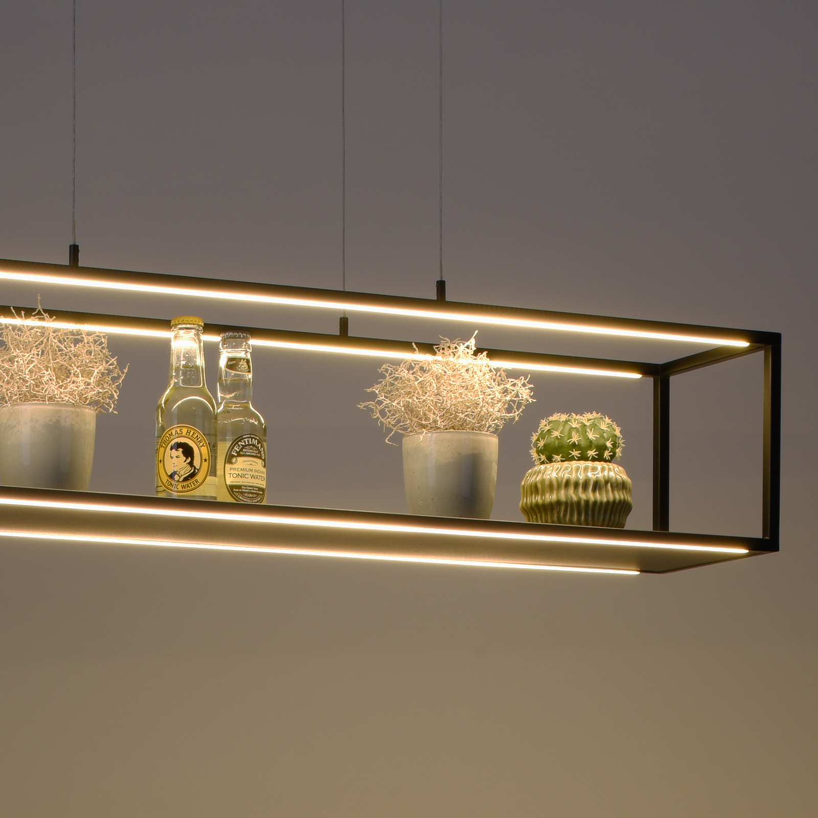 Paul Neuhaus Contura LED hanglamp in zwart