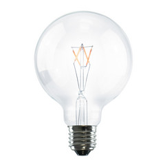 SEGULA LED-pallolamppu 24V DC E27 G95 3W 927 hehkulamppu