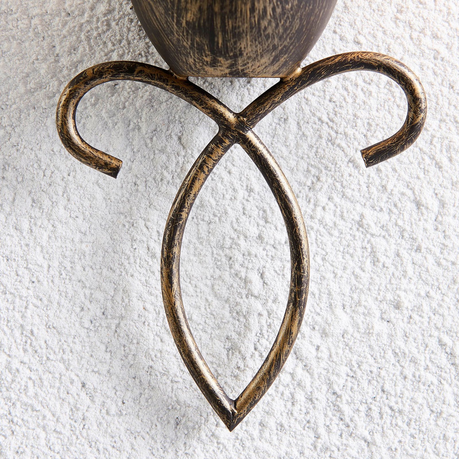 Mohija Fali Lámpa Alabaster White/Antique Gold - Lindby