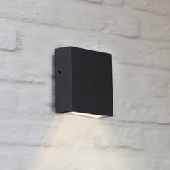 Applique LED esterni Gemini XF alluminio antracite