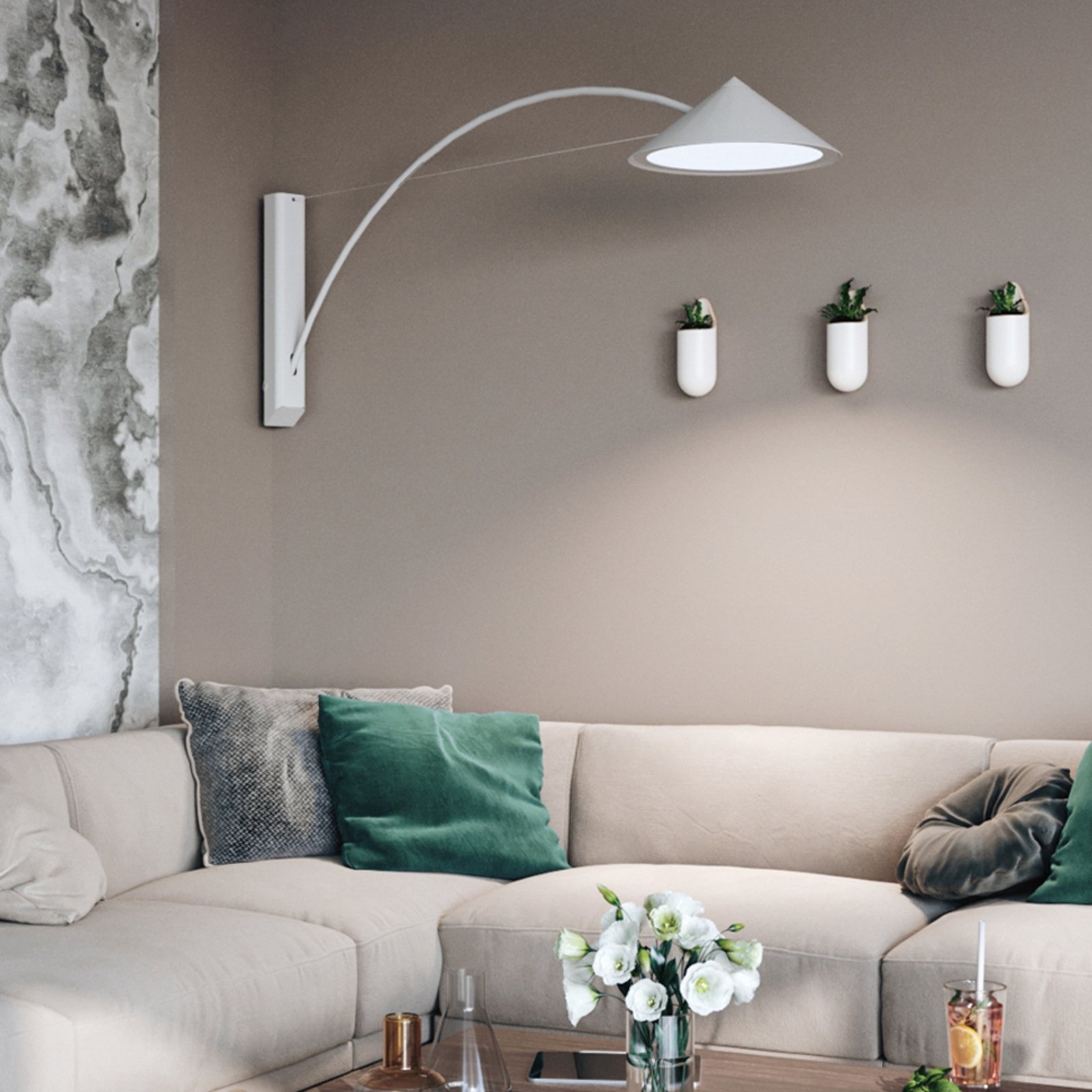Prandina Flyer W3 LED wall light
