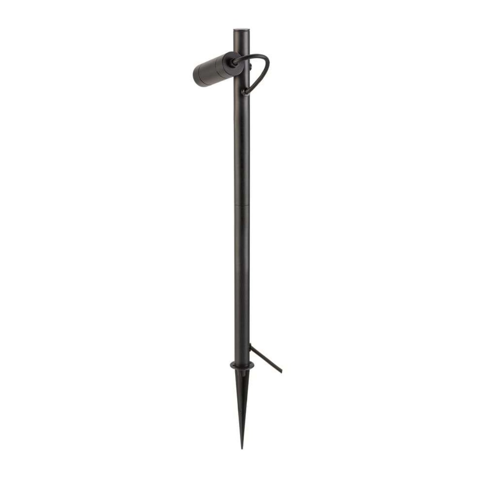 Helia Slim Pole 1 Spoturi Exterior w/Spike IP65 Black - SLV