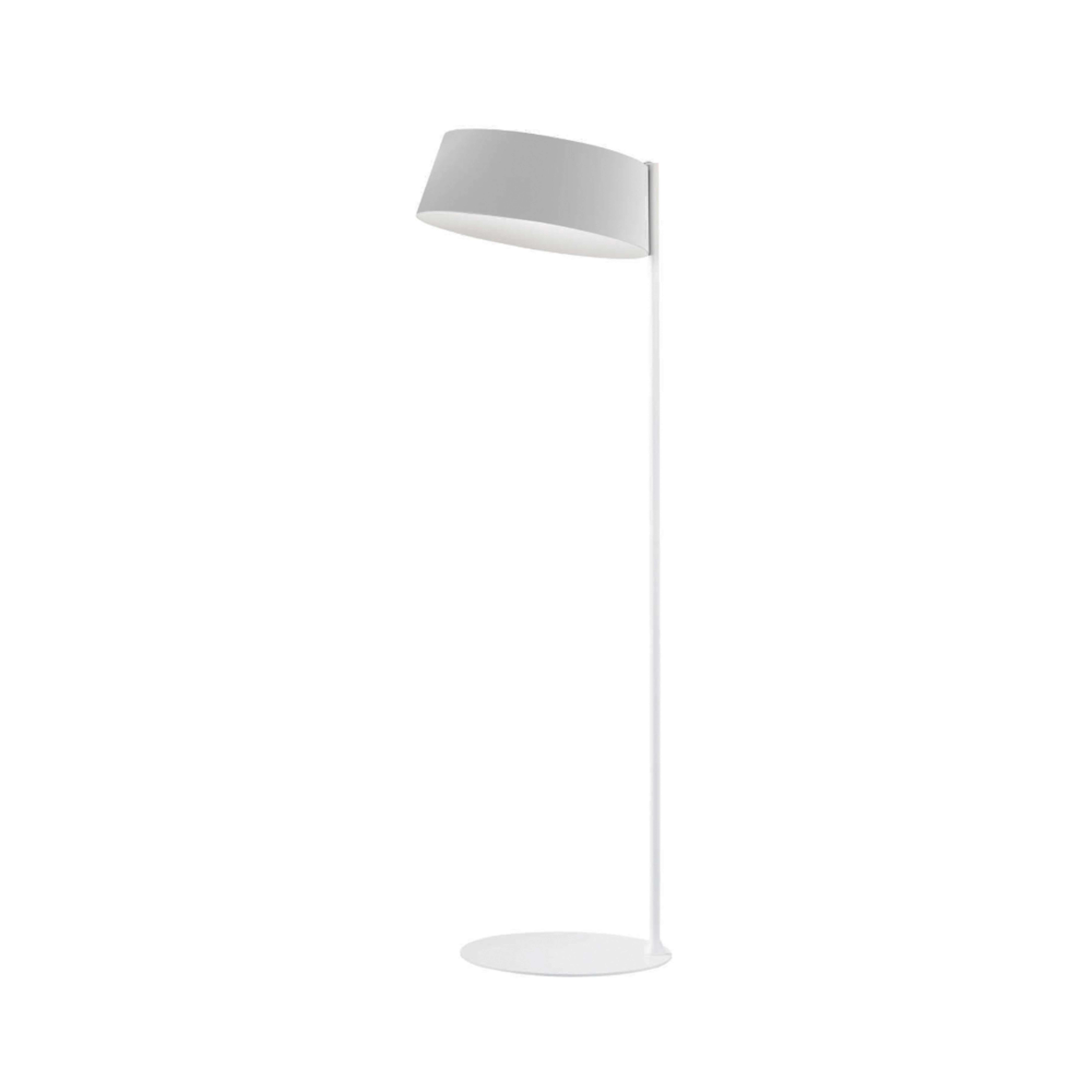 Oxygen FL2 LED floor lamp, white, height 194 cm - Stilnovo