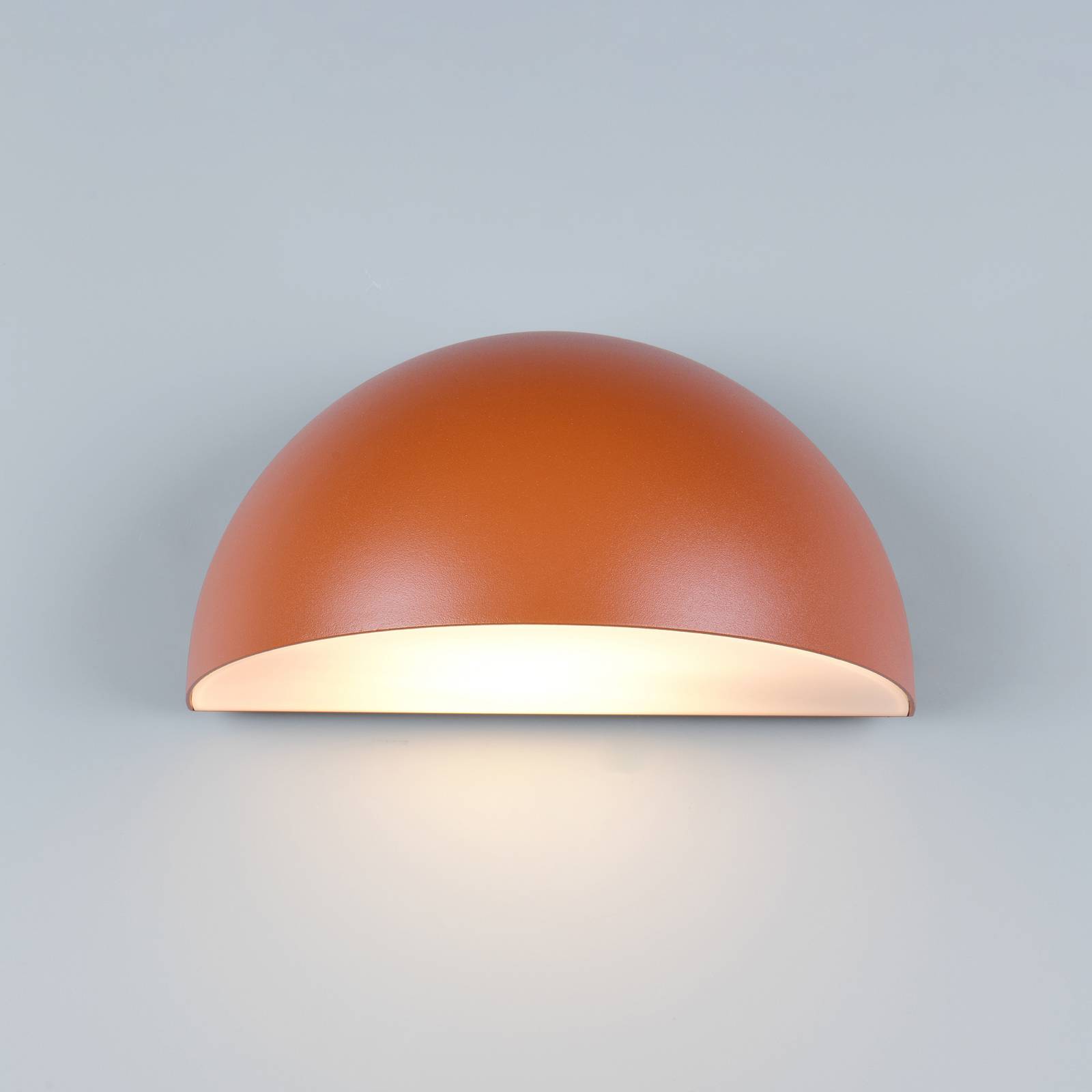 Außenwandleuchte Maas, apricot, Aluminium-Druckguss, E27 günstig online kaufen