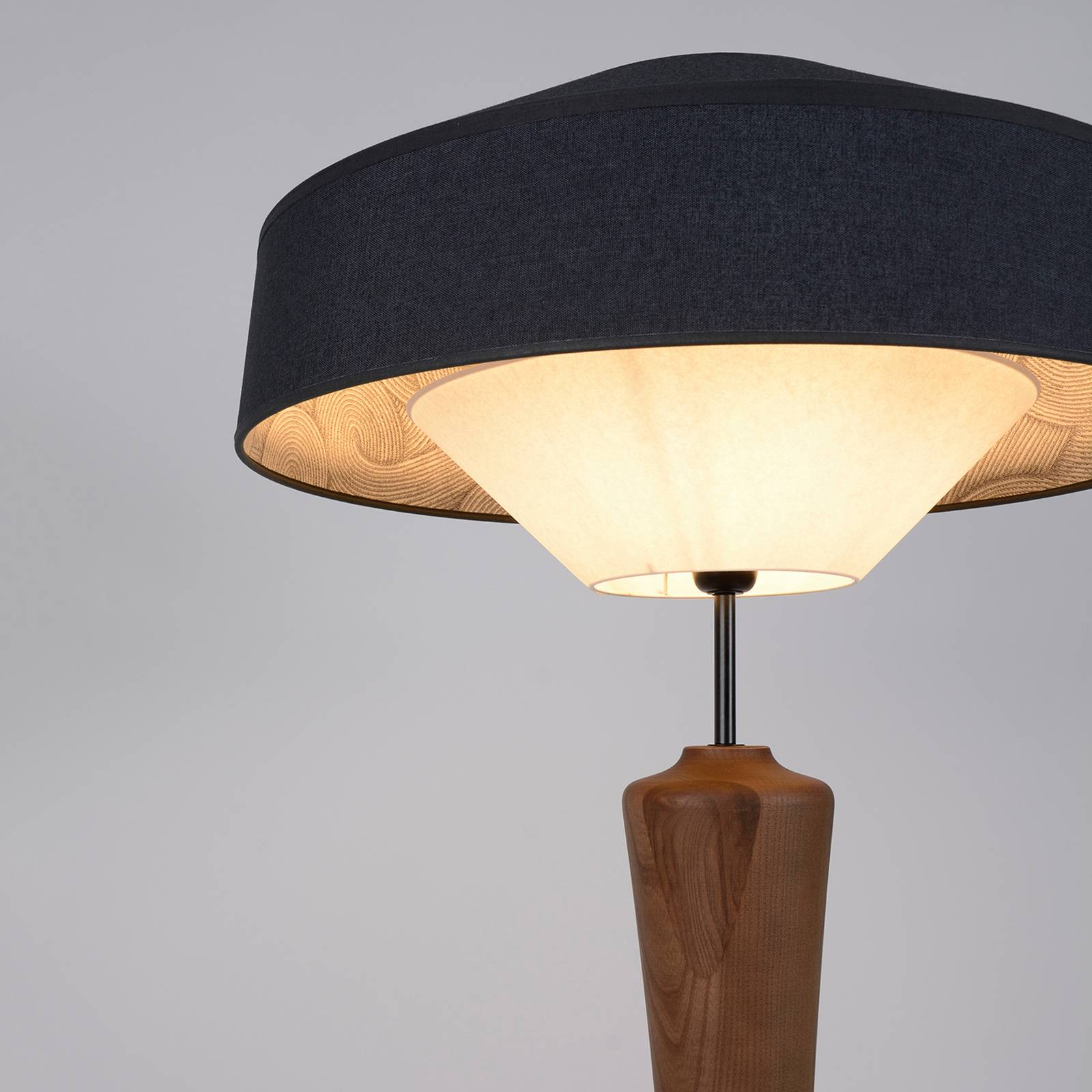 MARKET SET Mokuzaï lampa stojąca 170cm suna-szara