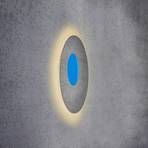 Escale Blade Open LED wall lamp RGBW concrete