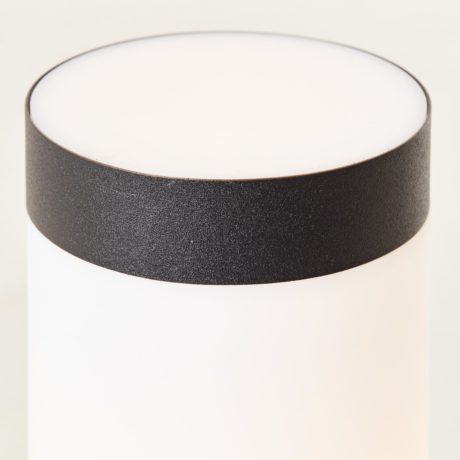 Dody Sensor pillar light, black, metal, plastic, E27