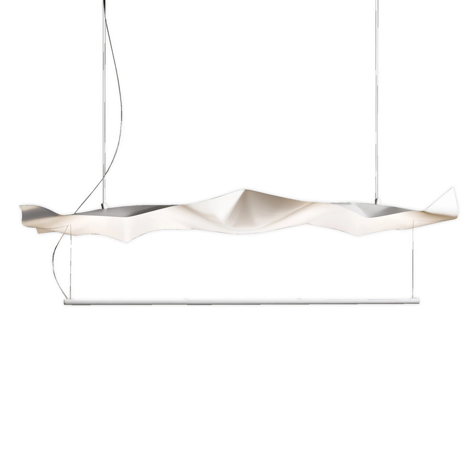 Knikerboker Crash Tube sospens, 130x40cm, bianco
