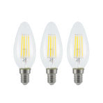 Ampoule LED à filament E14 4 W 827 3-step-dim x3