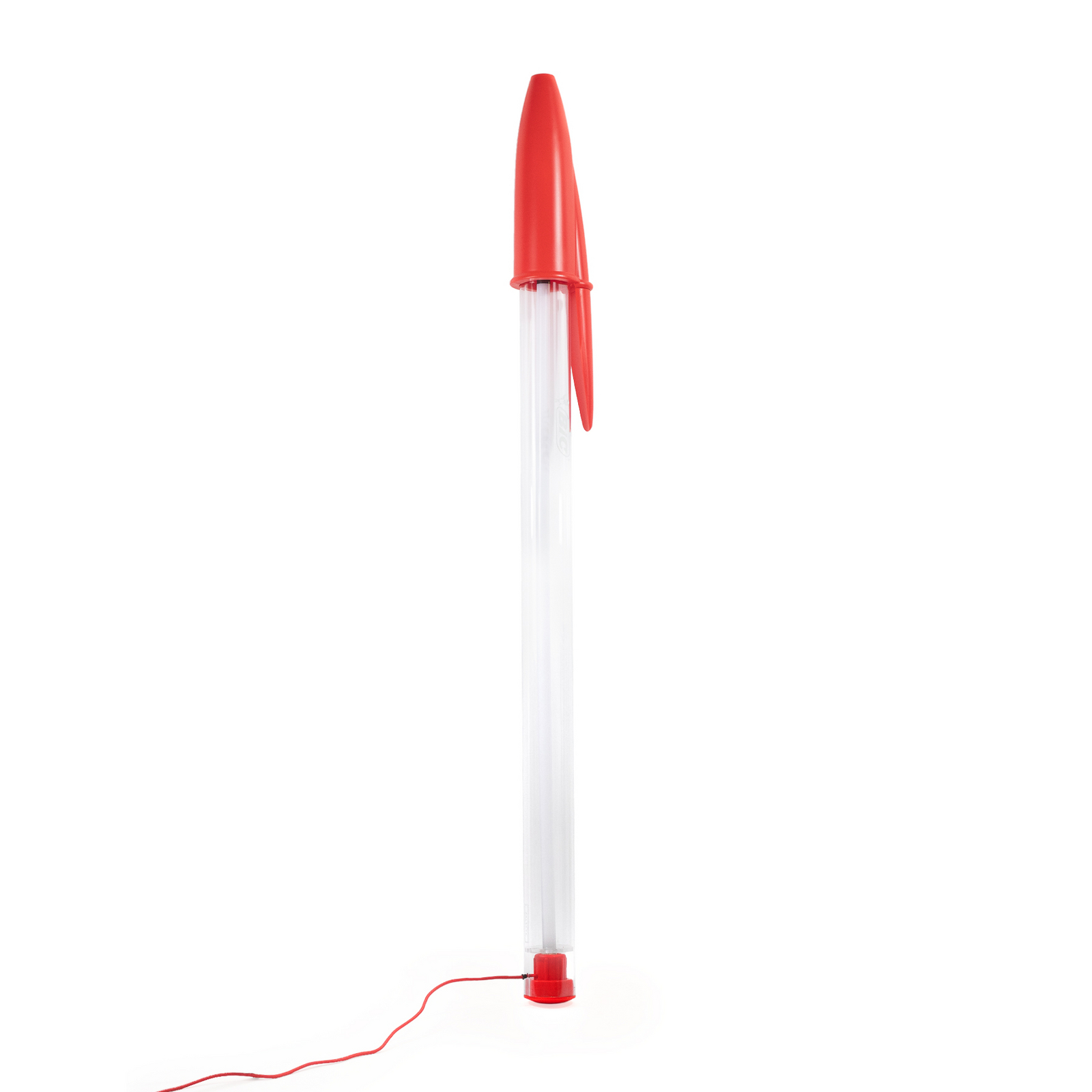 BIC LED-Pendelleuchte, rot, Länge 173 cm - Seletti