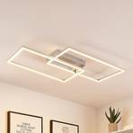 Lucande Muir plafonnier LED, rectangles, CCT