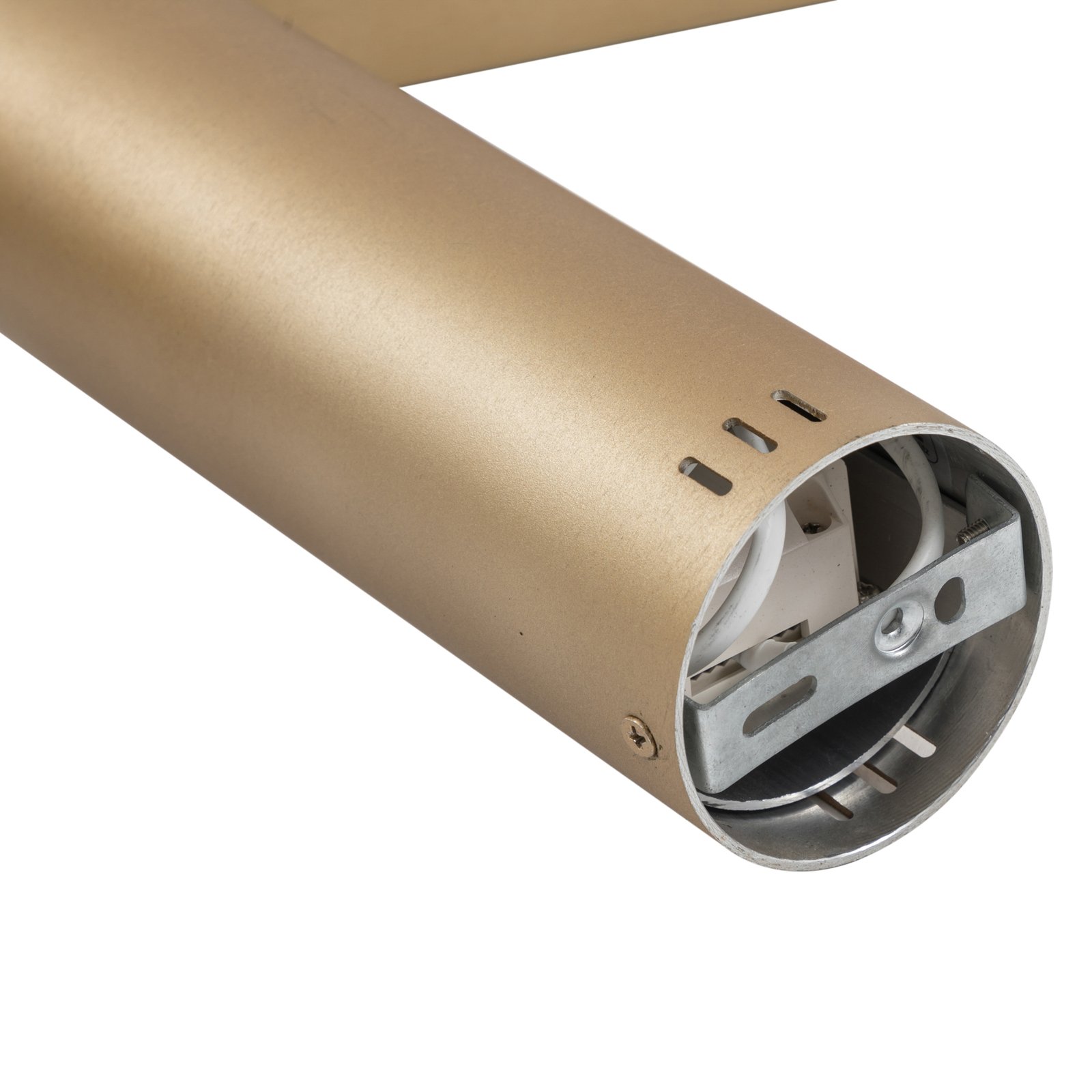Lucande Smart LED-Hängeleuchte Melinay, gold, CCT, Tuya