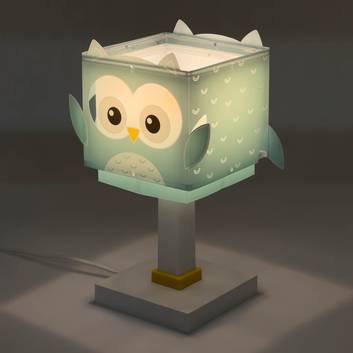 Dalber Little Owl Kinder-Tischlampe mit Eulenmotiv