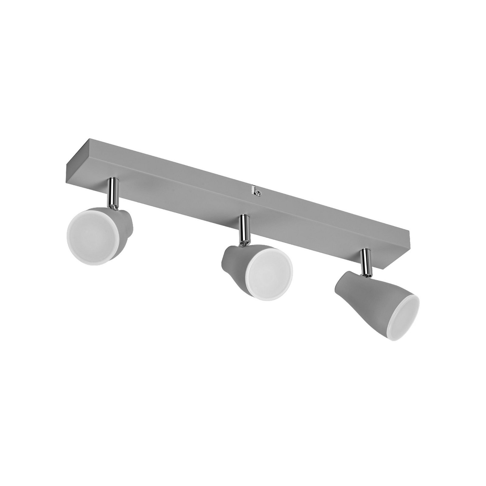 OSRAM Deckenstrahler PEAR, grau, 3-flammig, GU10-LED 2.700 K