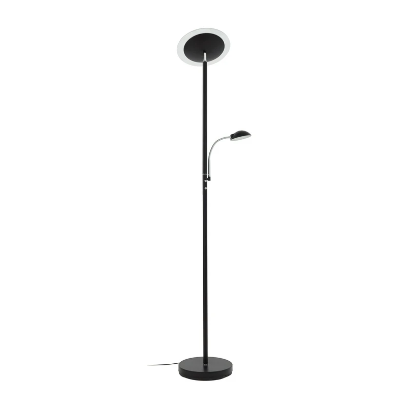 Lindby – Malea LED Stehleuchte w/Arm Black