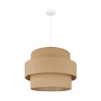 Lampada a sospensione Space, juta, a 1 luce, tessuto, E27 - Duolla