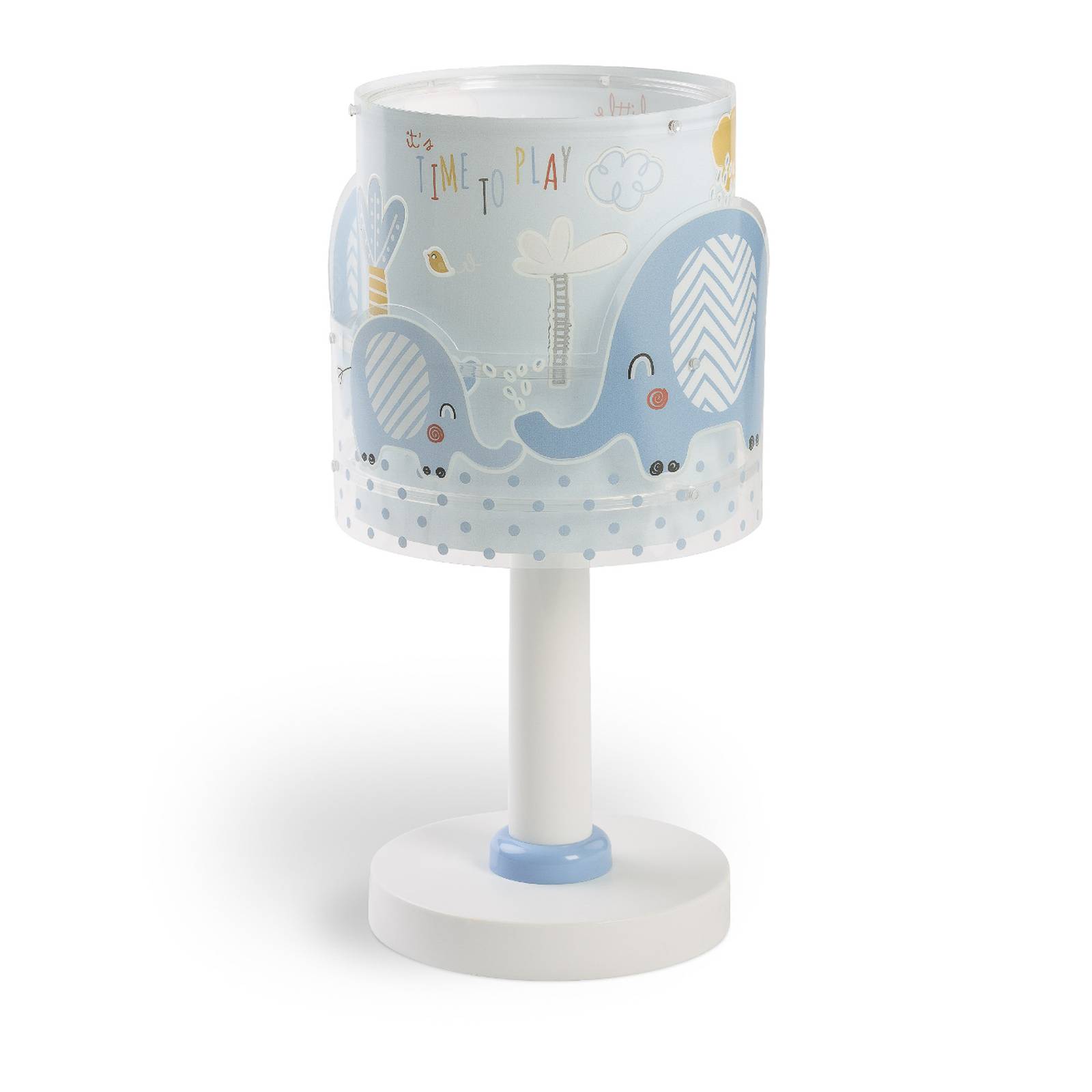 Dalber Lámpara de mesa - Lámpara de mesa - Cuarto de los niños - blanco, azul - Plástico