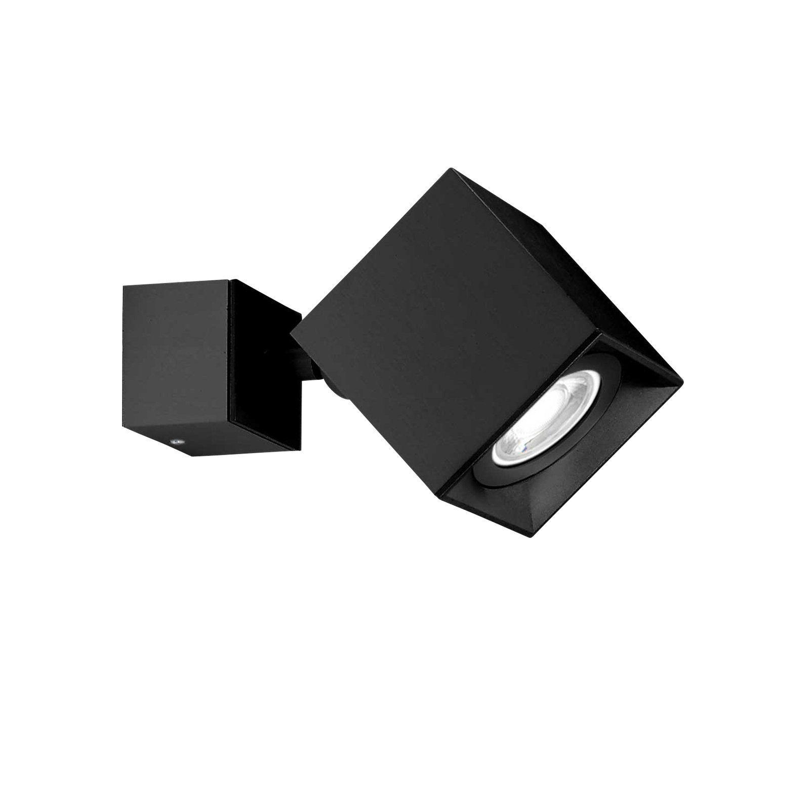 Milan Dau Spot wall light adjustable black