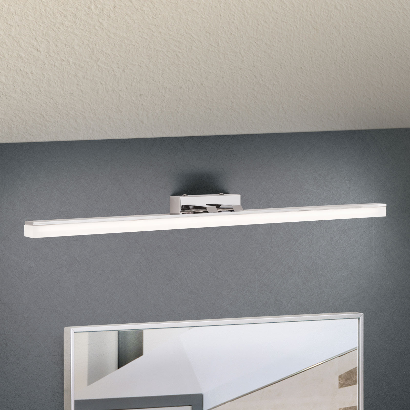 ORION Aplică de perete LED îngustă Jadea - Camera de zi / sufragerie - modern - crom alb satinat - Metal