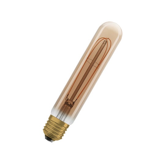 OSRAM LED Vintage 1906, rör, guld, E27, 4,8 W, 822, dim.