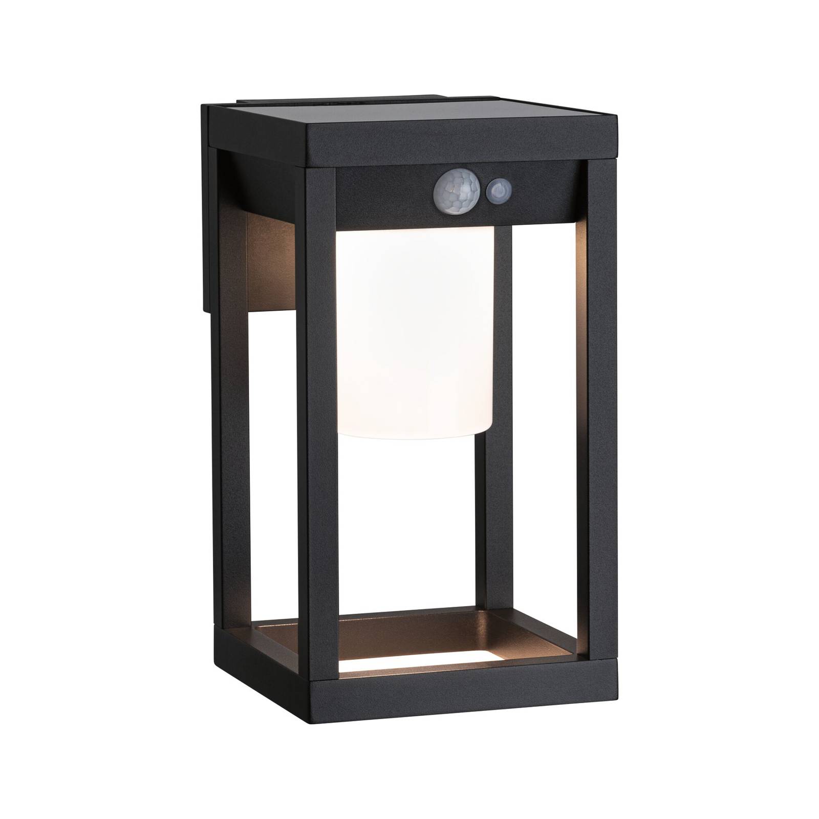 Paulmann Marisol solar outdoor wall light sensor - Lantern - Black