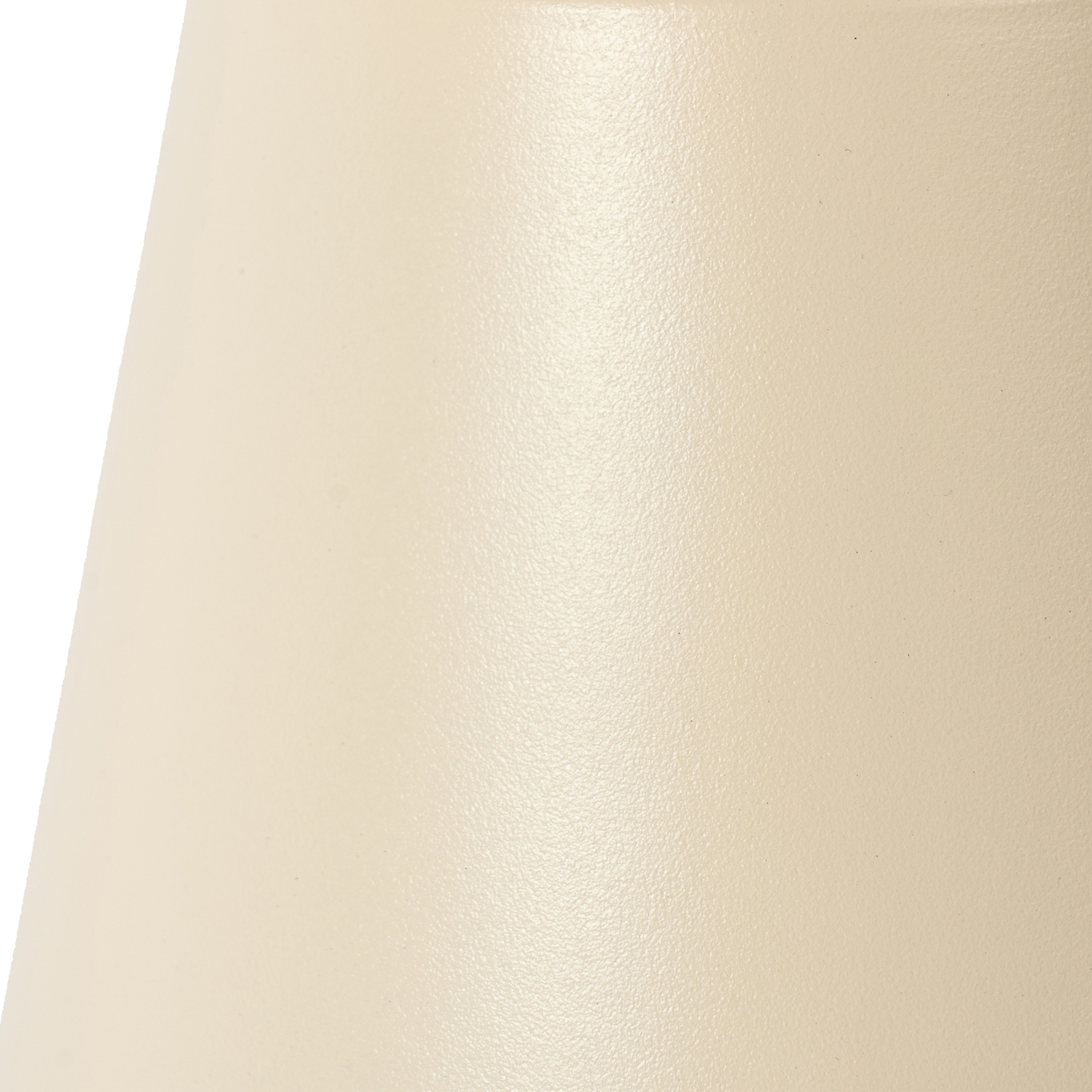 Lámpara de mesa Lindby LED recargable Janea CUBE, beige, metal