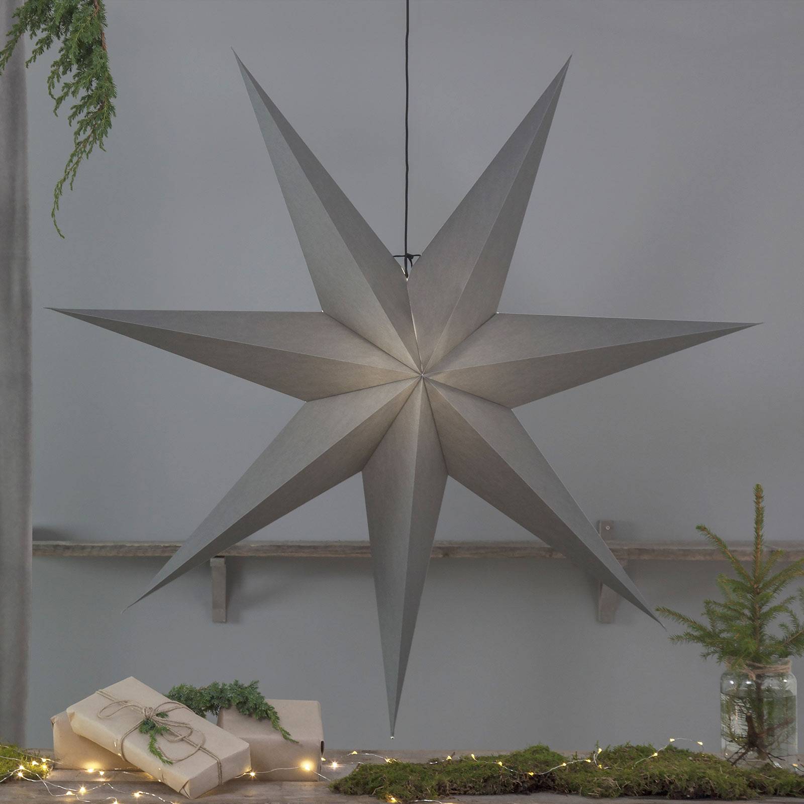 Ozen papirstjerne med syv takker Ø 140 cm