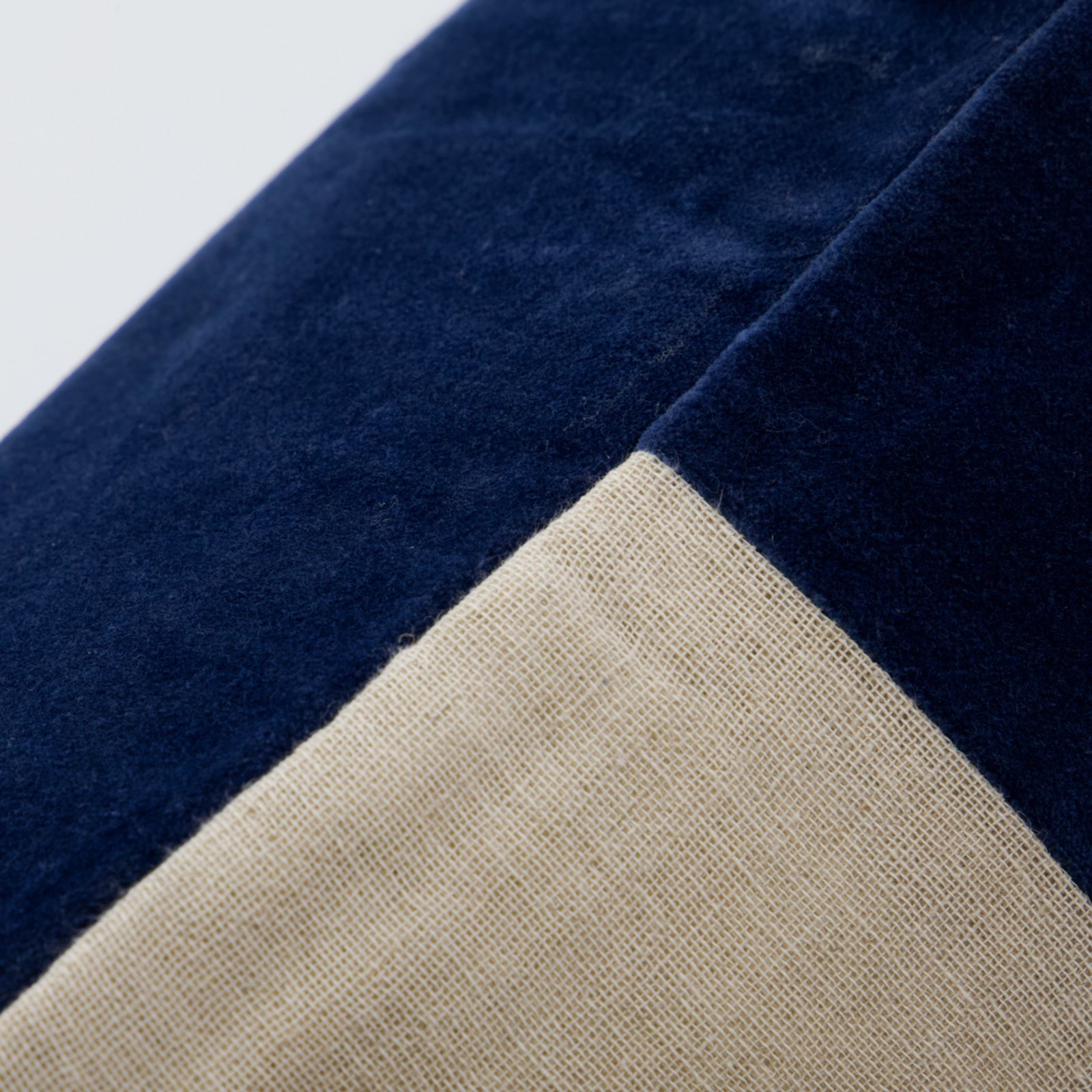 HDSono cushion cover cream/blue textile 60x40 cm - House Doctor