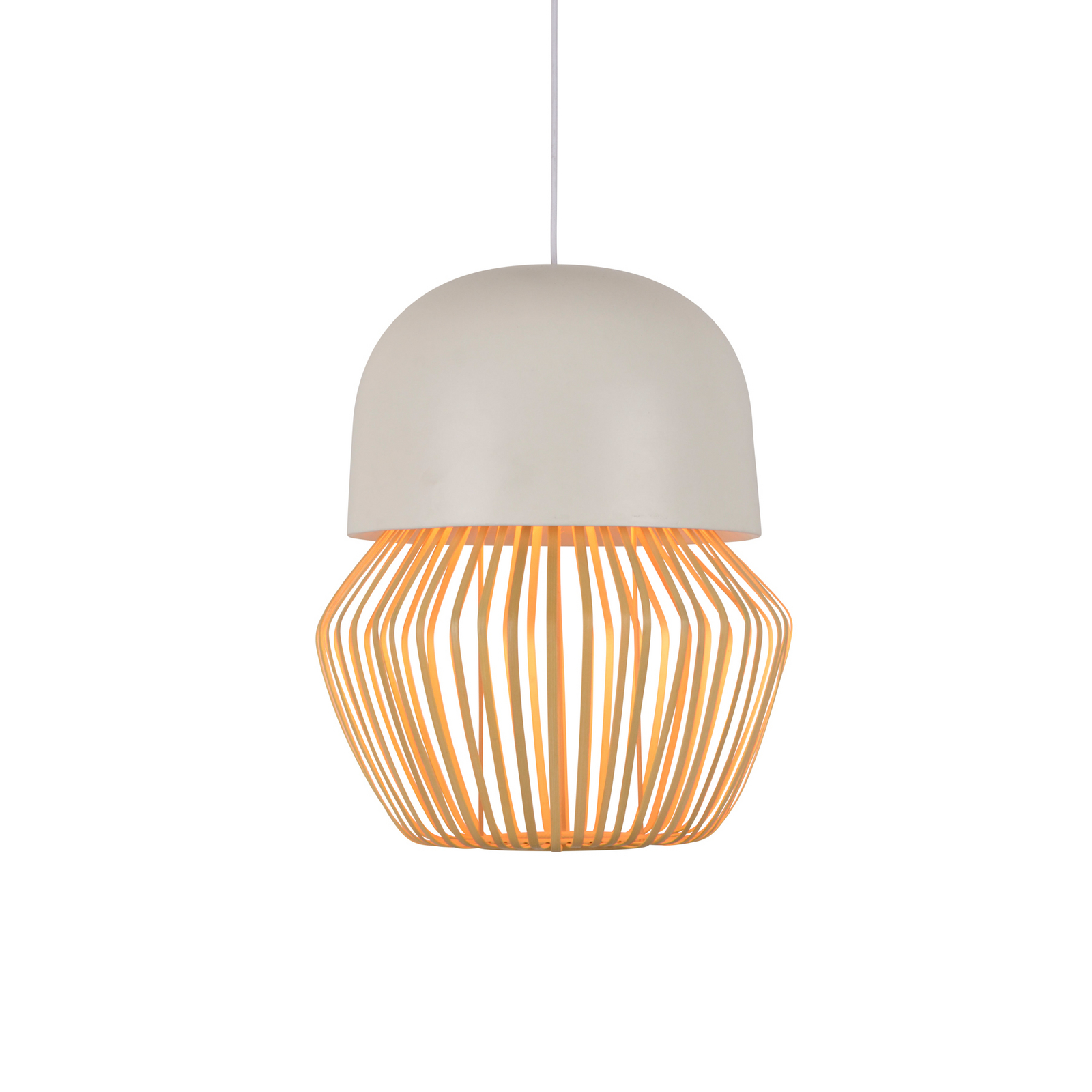 Anemos S Hängeleuchte, weiß, Ø 35 cm - Forestier