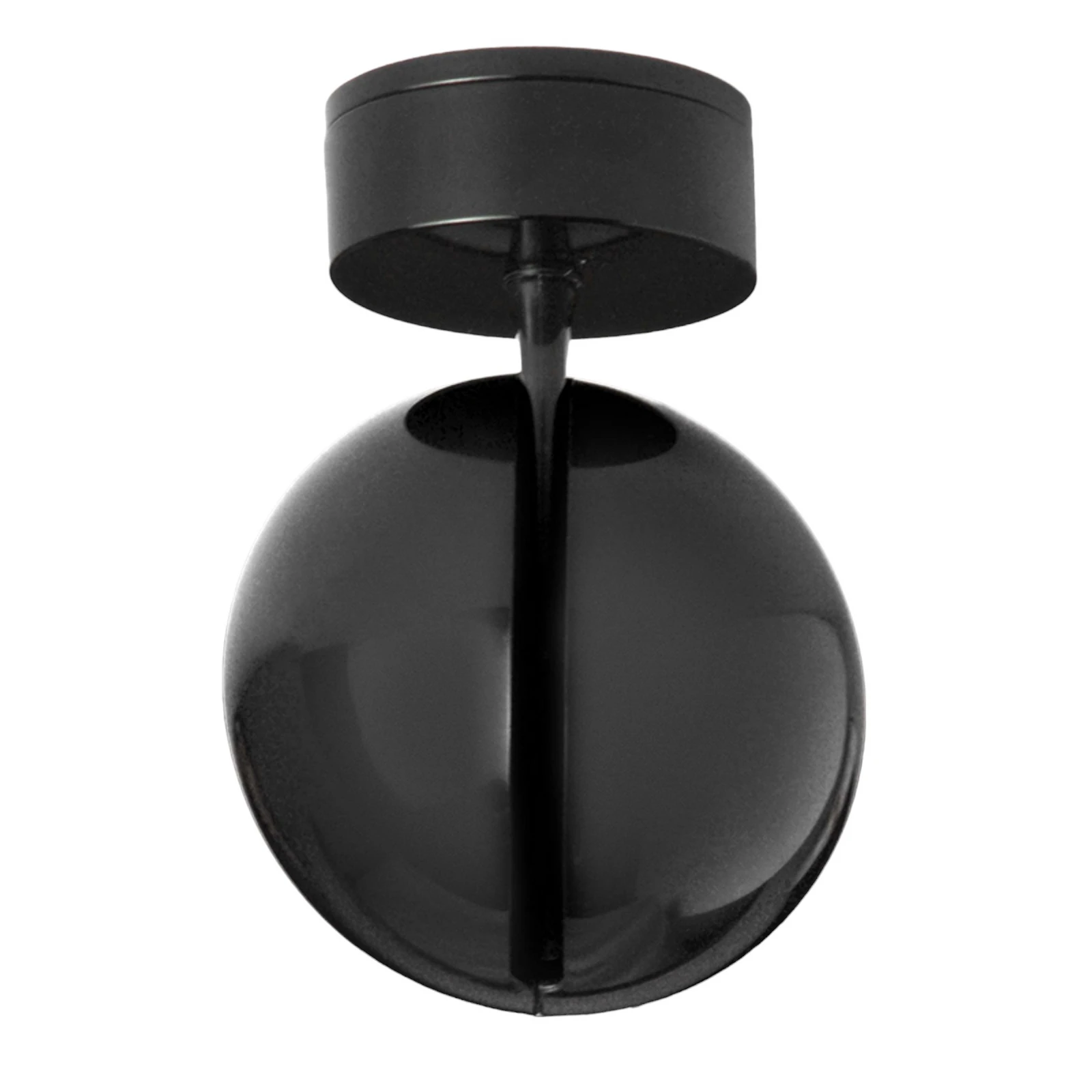 Milan Bo-La aplique, soporte redondo, negro
