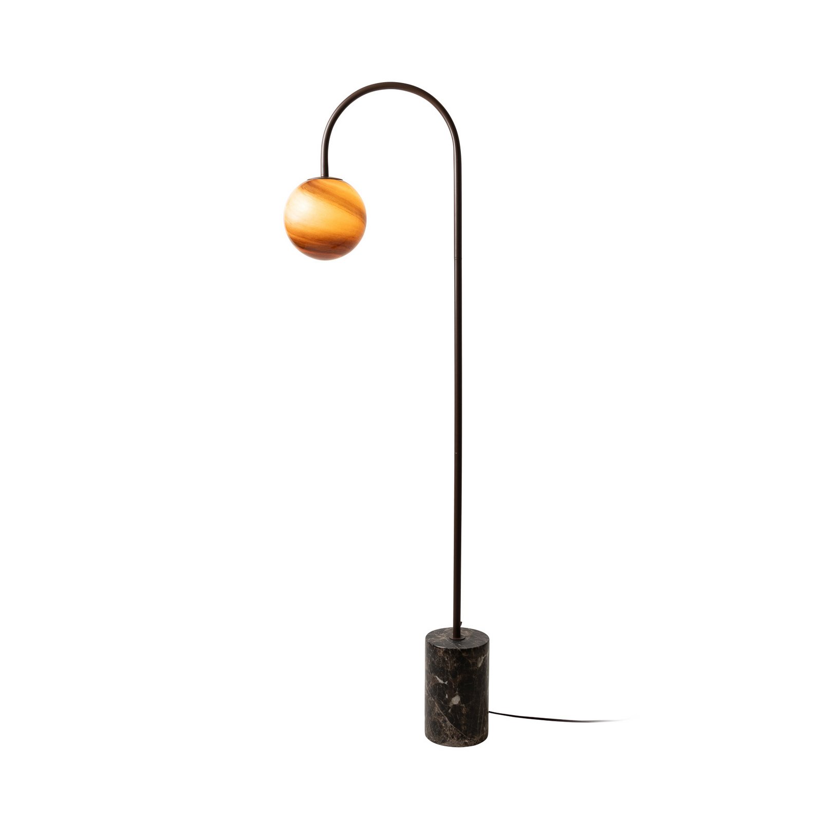 IT'S ABOUT ROMI Bogenlampe Tivoli, braun, Höhe 163 cm