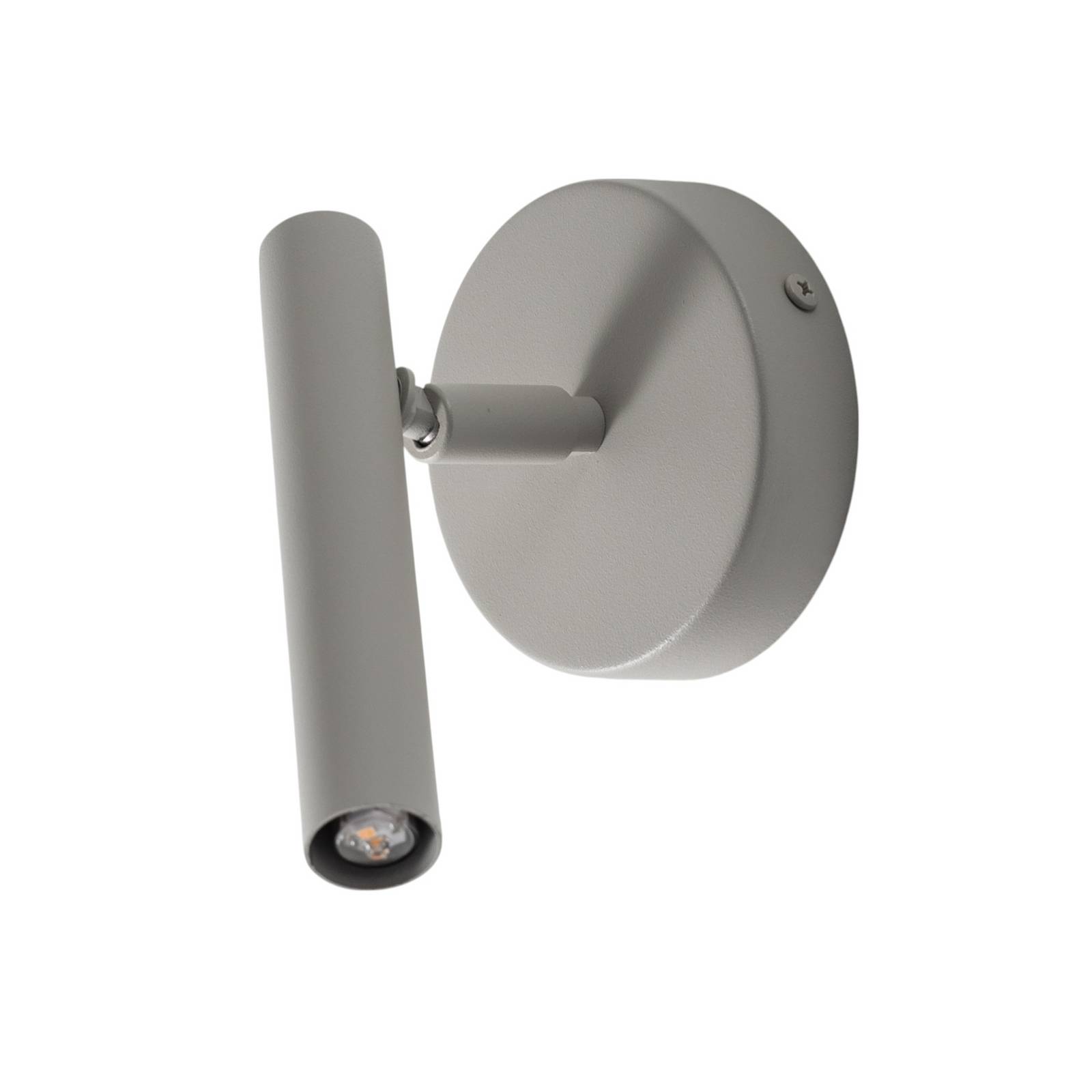 Wandleuchte Sopel, taupe, 1-flammig, Stahl, G9, Höhe 15 cm günstig online kaufen