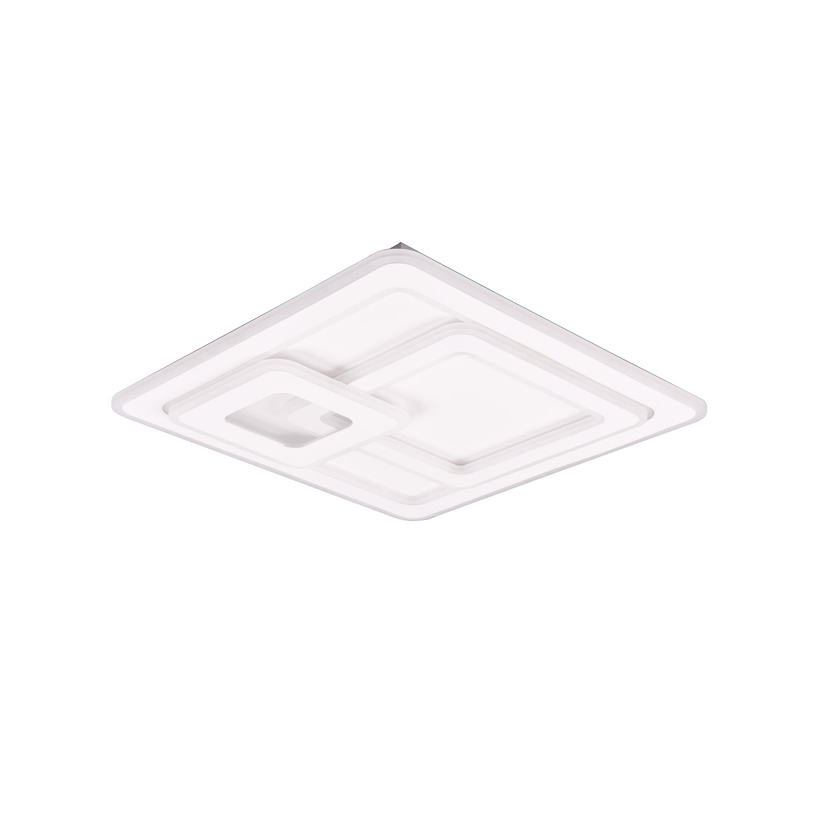 LED ceiling lamp Mita with remote control, CCT, angular