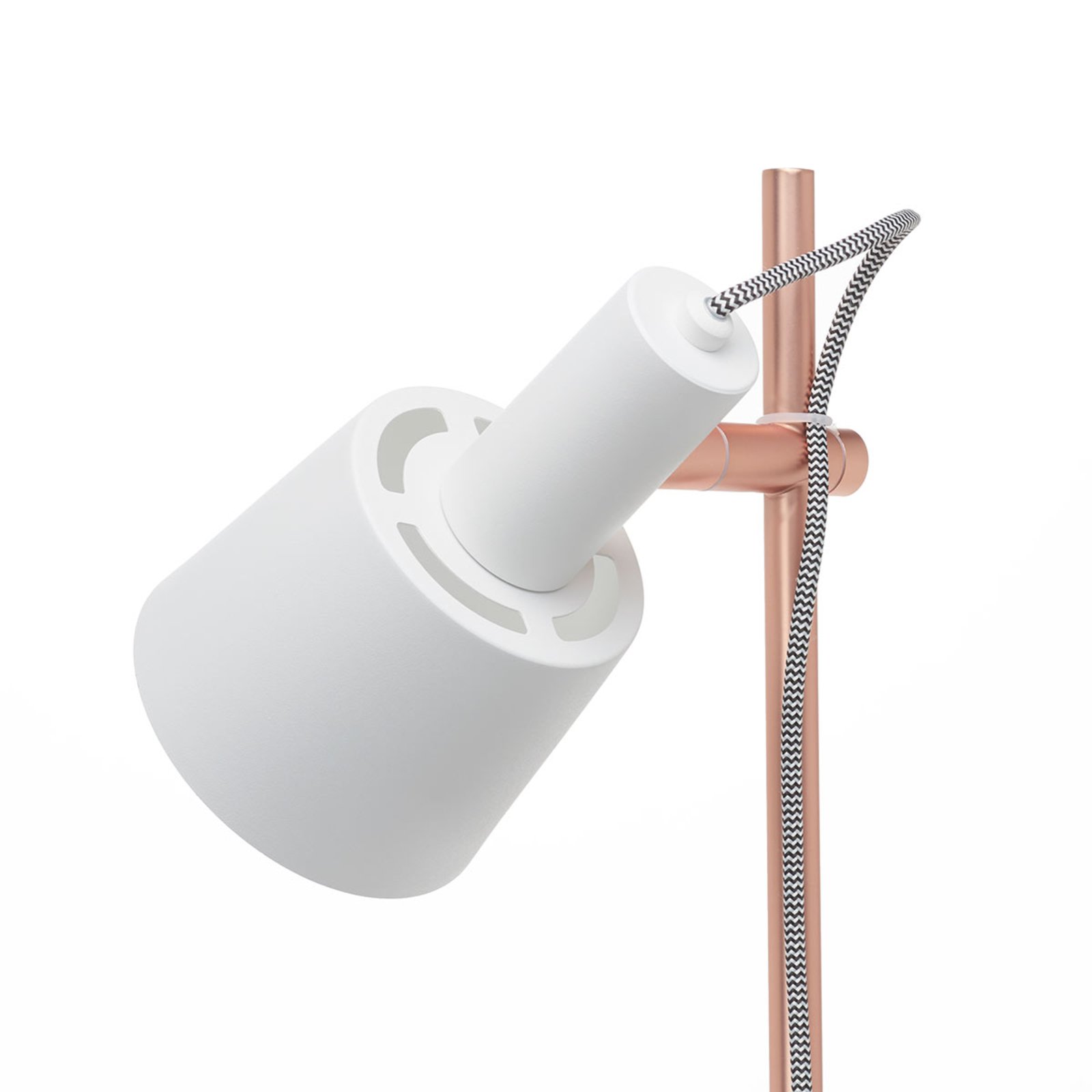 Haldar Floor Lamp White/Copper - Paulmann