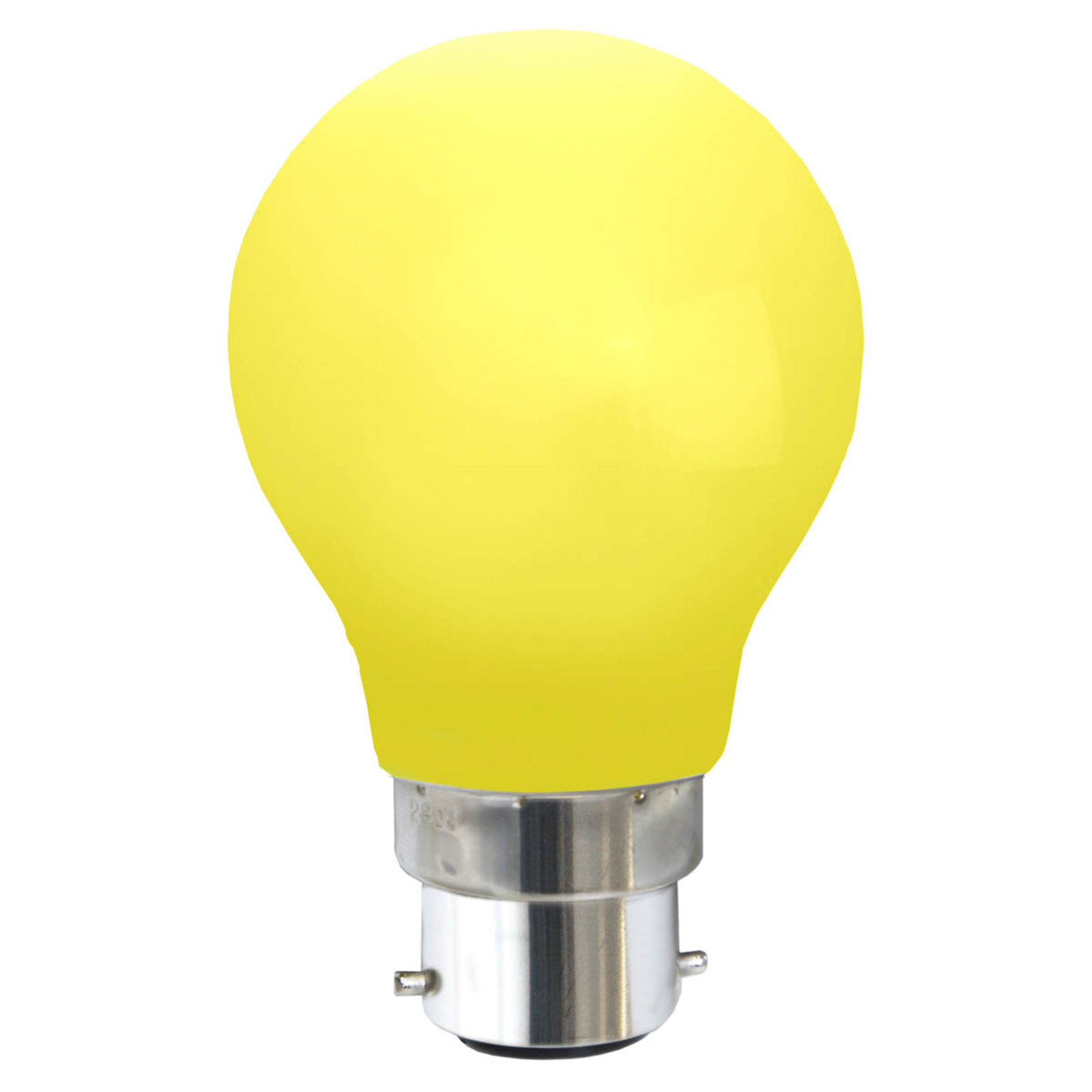 B22 0,8 W LED-pære, gul