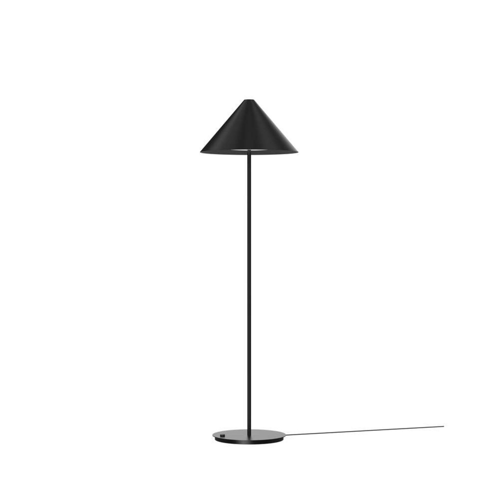 Keglen 400 LED Lampadar Dim-to-Warm Black - Louis Poulsen