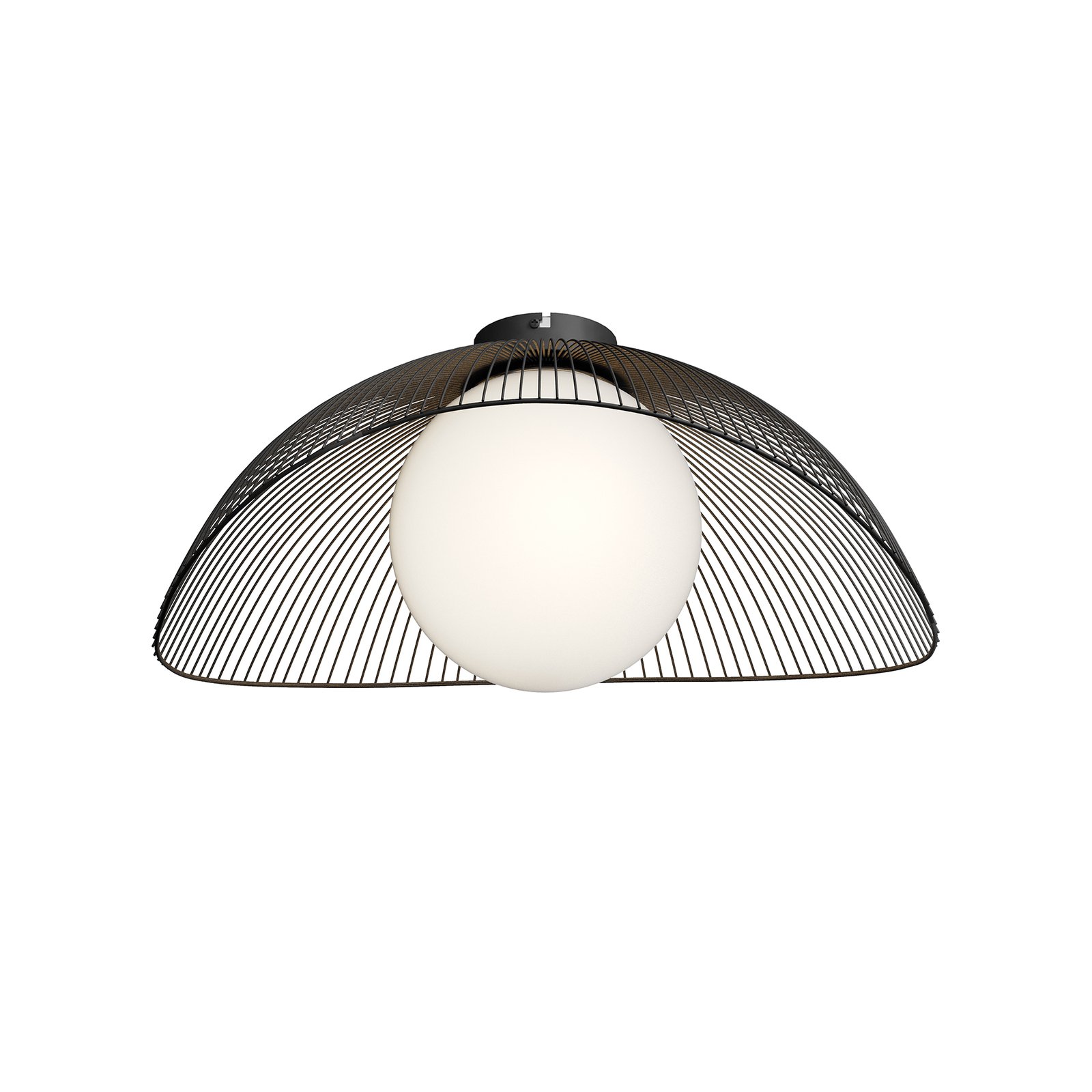 Fabronia Taklampe Opal/Black - Lindby