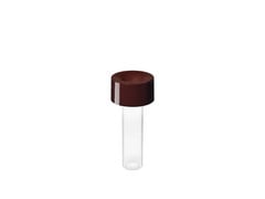 Fleur Portable Tischleuchte Burgundy - Foscarini