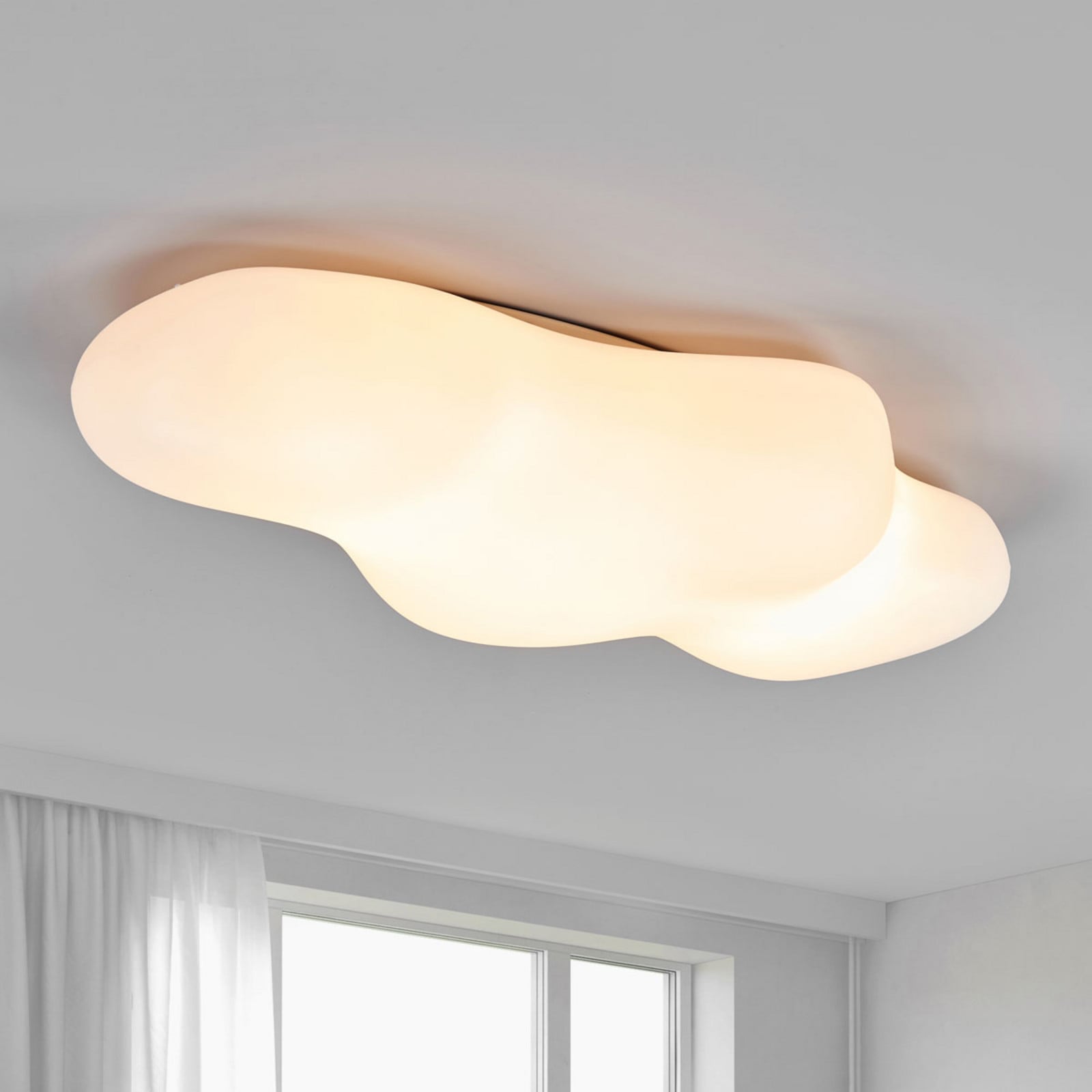 Candeeiro de teto EOS em forma de nuvem, 90 cm
