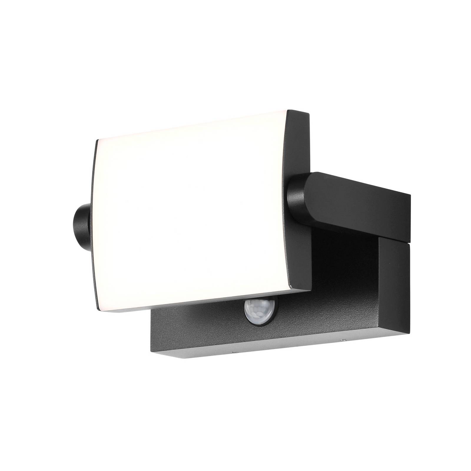 Kinkiet LED CMD 9081, czujnik, antracyt, 21 cm, CCT, IP54