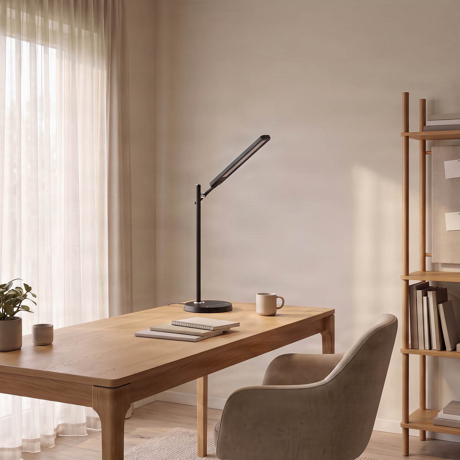 Valtorin LED Lampada da Tavolo Black - Lindby