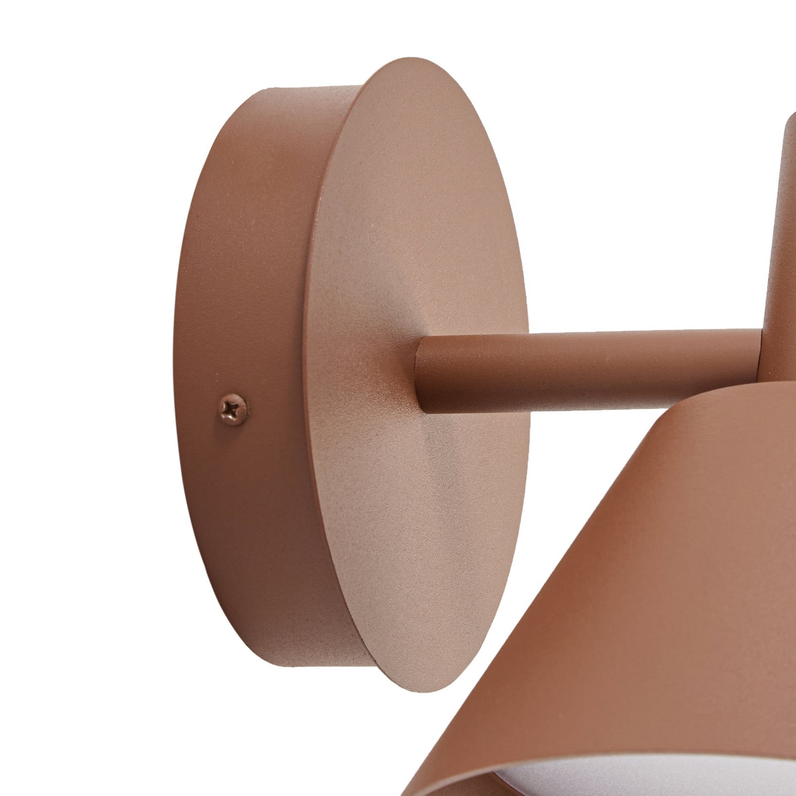 Tabena LED-Außenwandleuchte, braun, IP44, CCT - Lucande