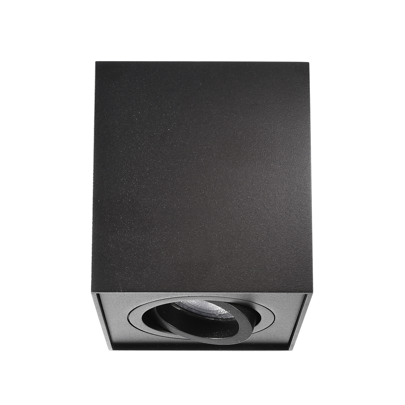 Griestu spots Bengala, taisnstūrains, melns, alumīnijs, GU10, pagriežams