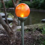 Roma - solar ground spike light with amber LED