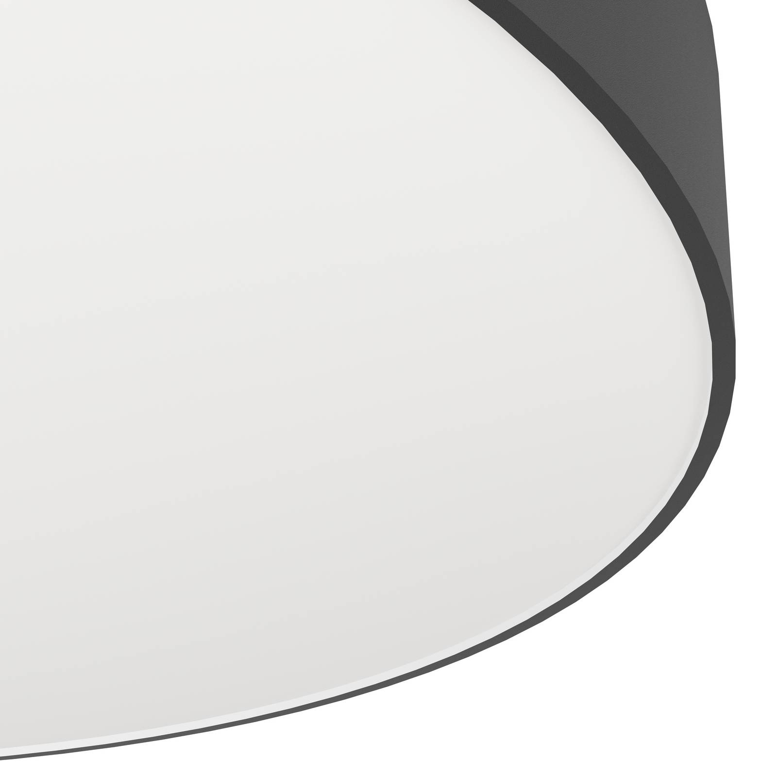 EGLO connect Inteligentna lampa sufitowa LED Gallizzi-Z, czarna, Ø69 cm