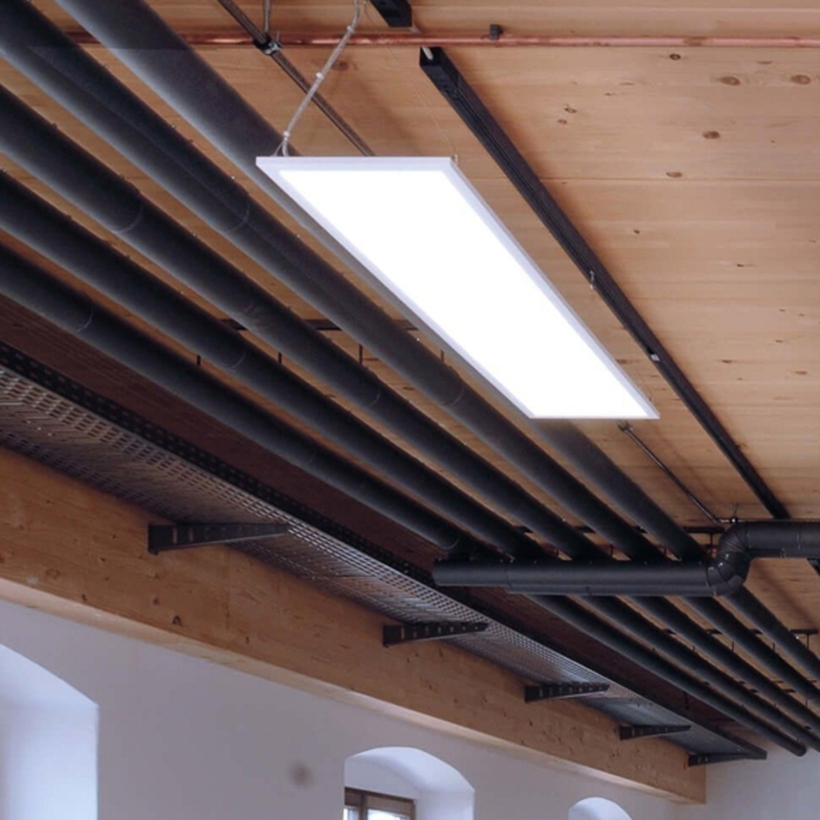 LED závěsné světlo 3420 hranaté 3 000 K bílá