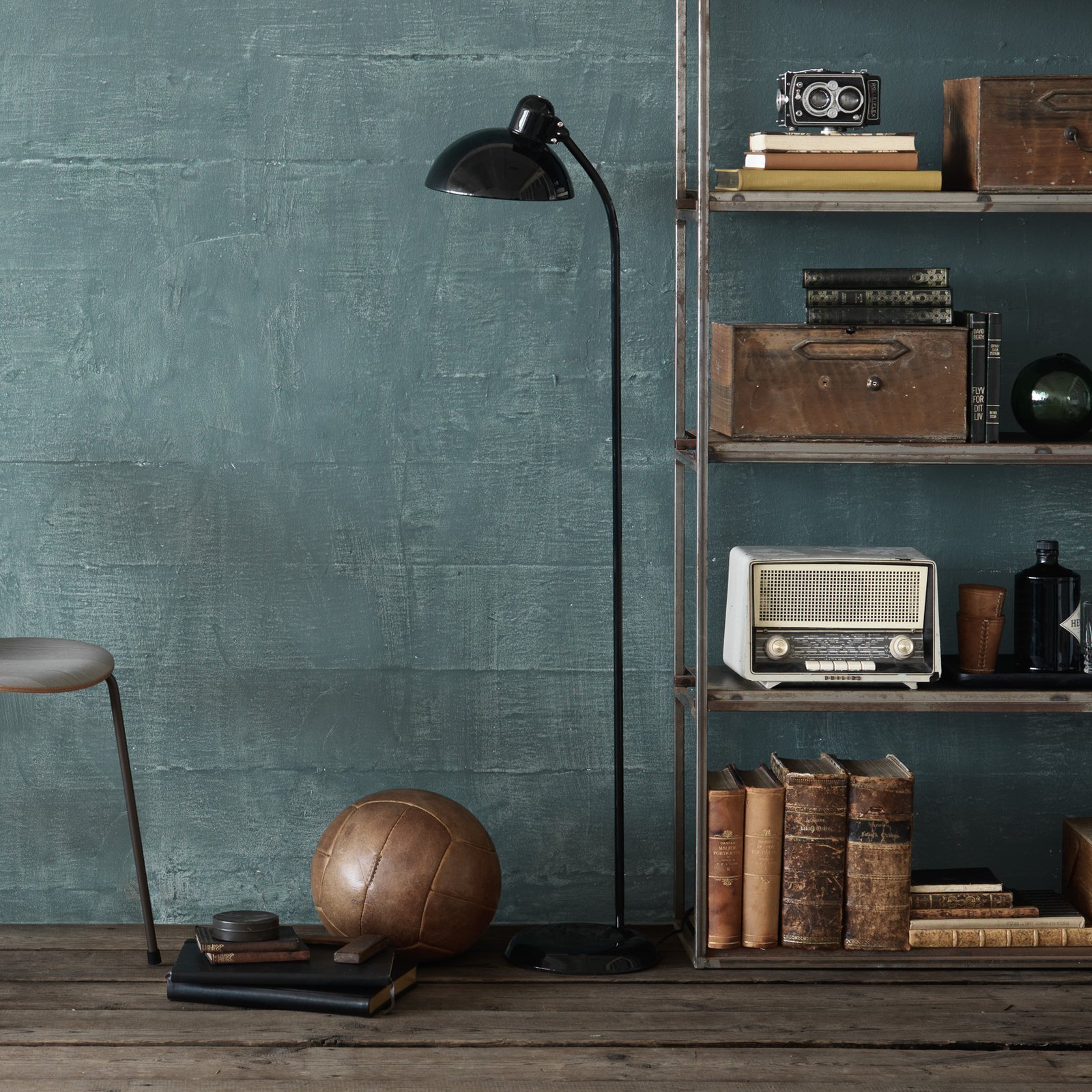 KAISER idell™ 6556-F Podna lampa Crna - Fritz Hansen