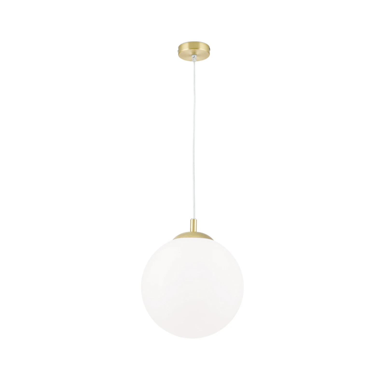 Suspension Madis en laiton mat, à 1 lampe