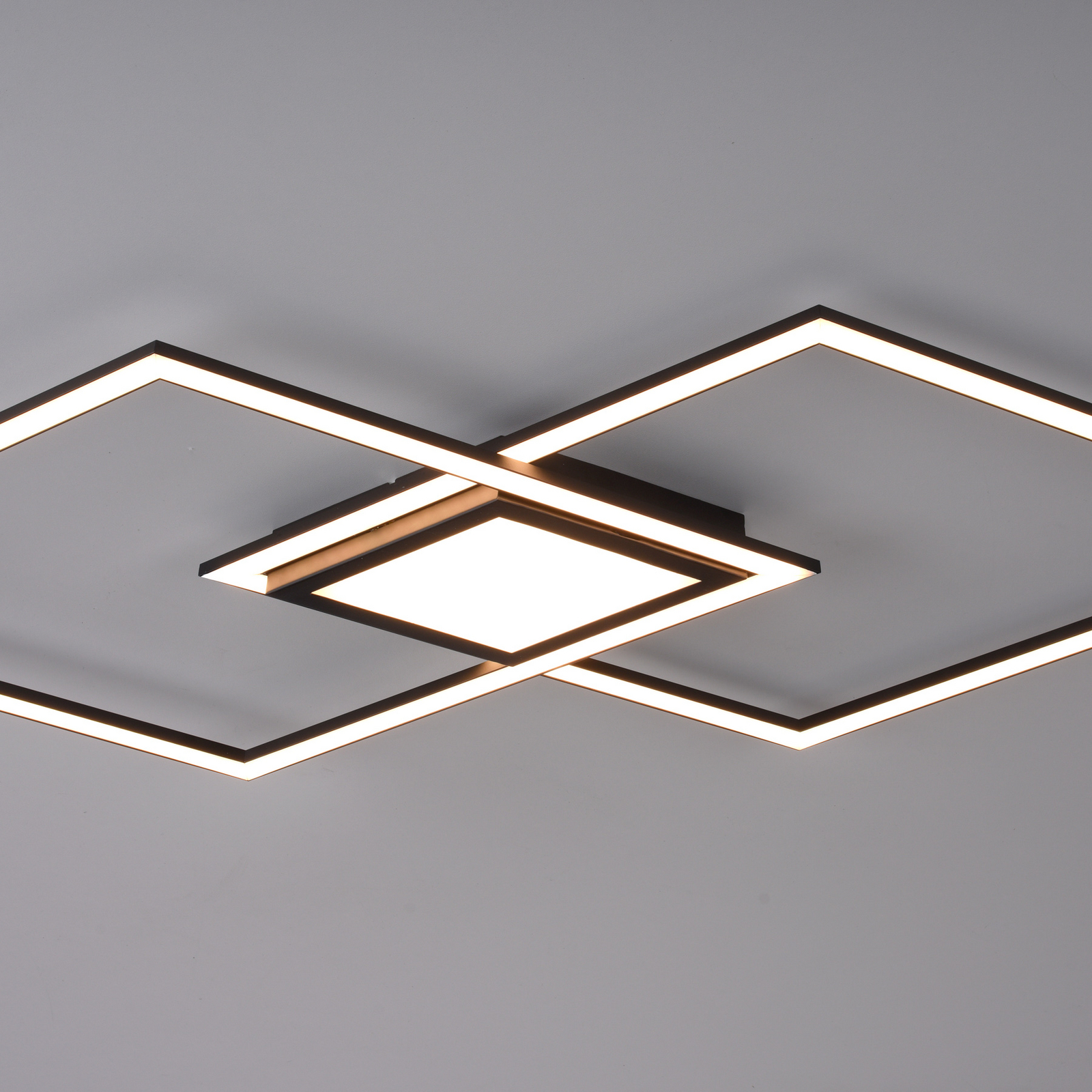 Lampa sufitowa LED Asmin, CCT, czarna, 106 x 37 cm Lampa sufitowa LED Asmin, CCT, czarna, 106 x 37 cm