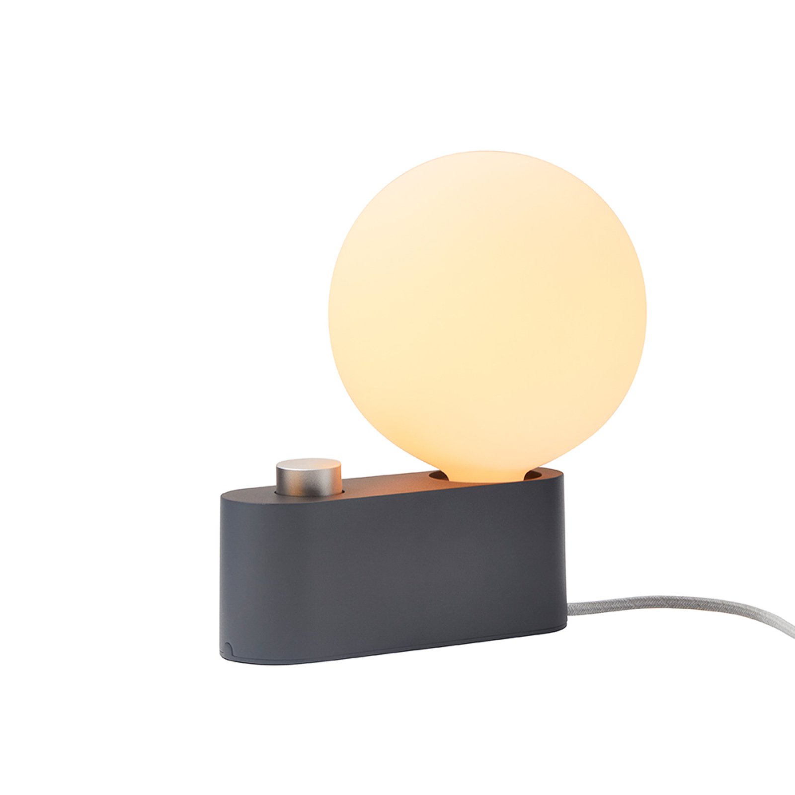 Tala table lamp Alumina, globe, dimmable to warm, anthracite